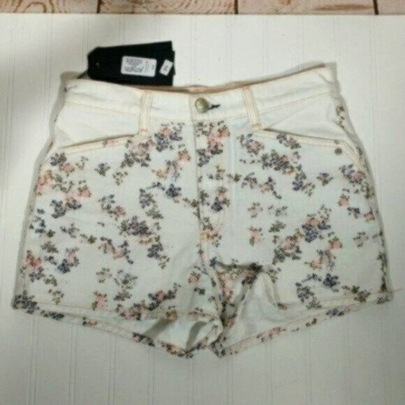 Rag & Bone Ellie Short High Waist Mom Micro Floral - Picture 1 of 6